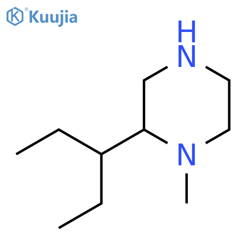 1-methyl-2-(pentan-3-yl)piperazine structure