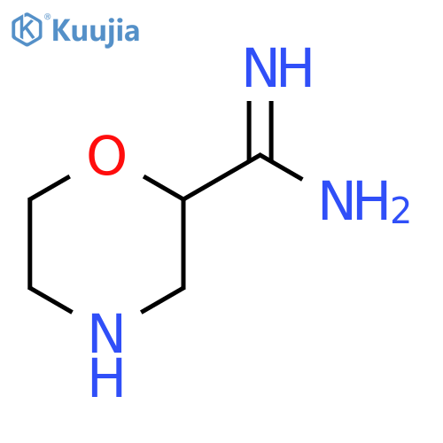 morpholine-2-carboximidamide structure