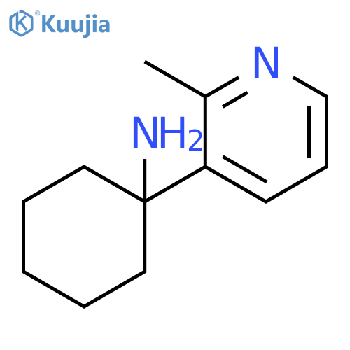 1-(2-methylpyridin-3-yl)cyclohexan-1-amine structure