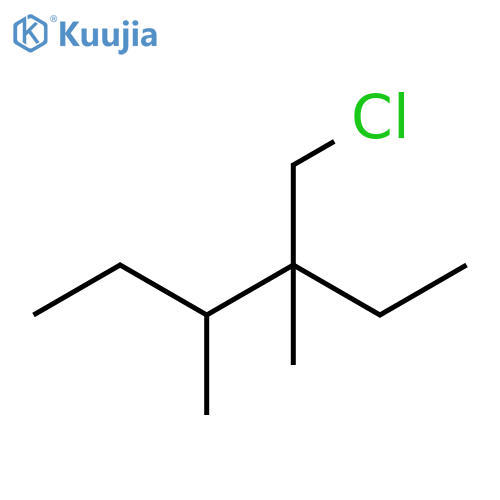 3-(Chloromethyl)-3,4-dimethylhexane structure