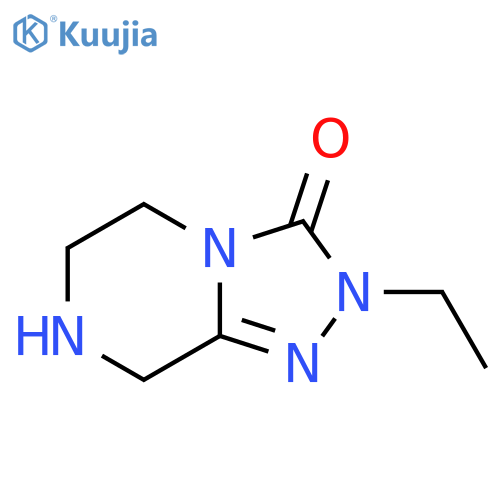 2-ethyl-2H,3H,5H,6H,7H,8H-1,2,4triazolo4,3-apiperazin-3-one structure
