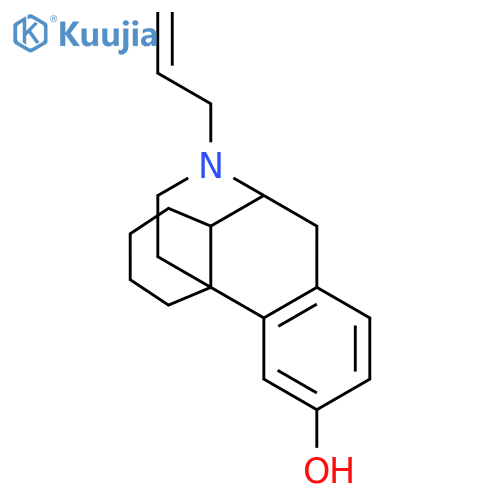 Morphinan-3-ol,17-(2-propen-1-yl)- structure