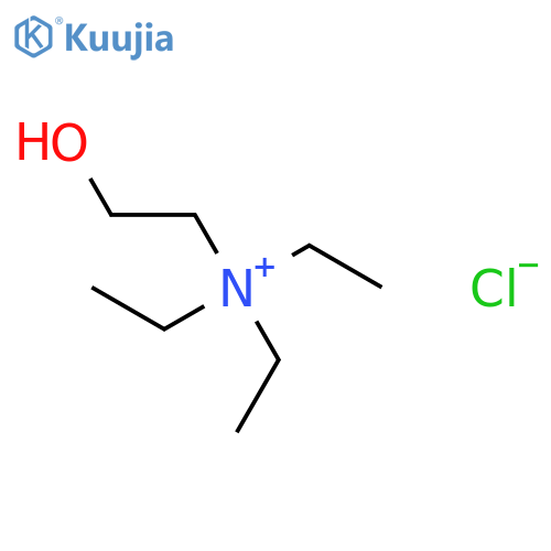 Triethyl(2-hydroxyethyl)azanium Chloride structure