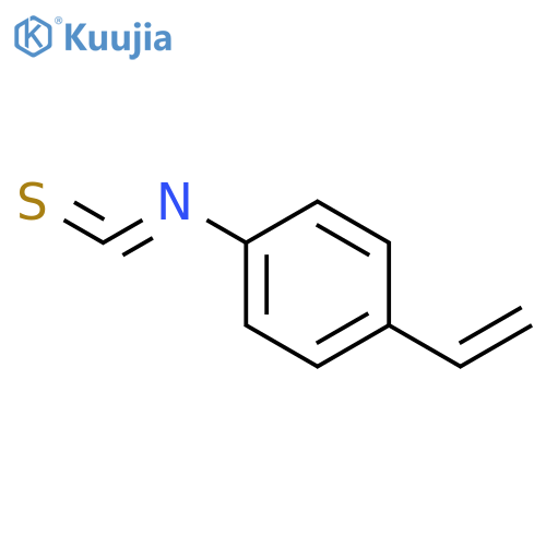 Benzene,1-ethenyl-4-isothiocyanato- structure