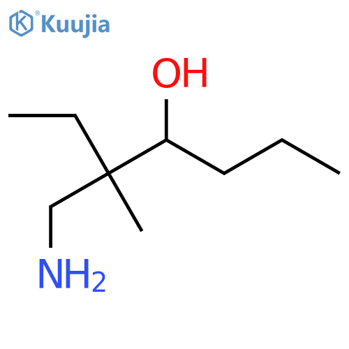 3-(Aminomethyl)-3-methylheptan-4-ol structure