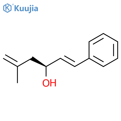 1,5-Hexadien-3-ol, 5-methyl-1-phenyl-, (3S)- structure