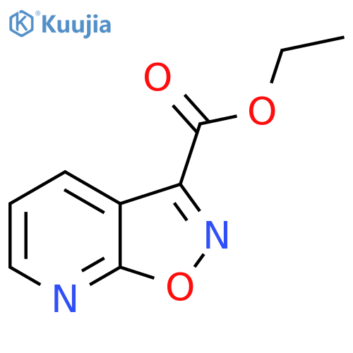 Ethyl isoxazolo[5,4-b]pyridine-3-carboxylate structure
