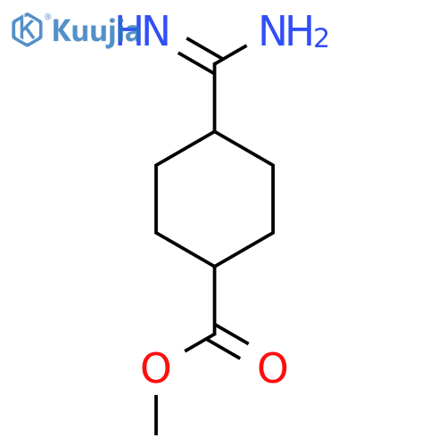 Methyl 4-carbamimidoylcyclohexane-1-carboxylate structure