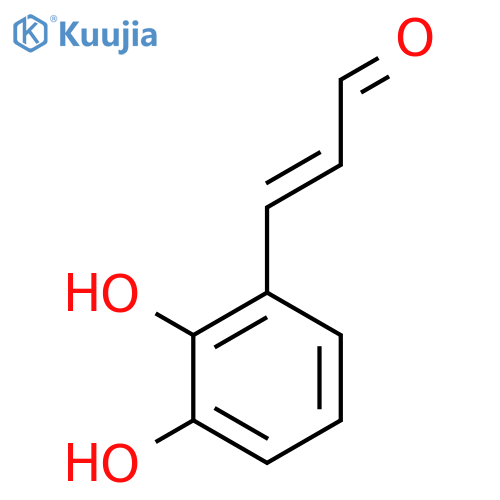 3-(2,3-dihydroxyphenyl)prop-2-enal structure