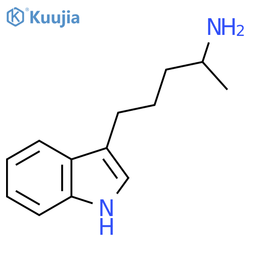 5-(1H-indol-3-yl)pentan-2-amine structure