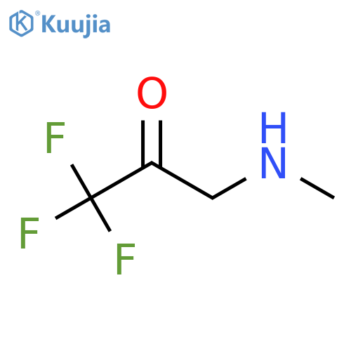 1,1,1-trifluoro-3-(methylamino)propan-2-one structure