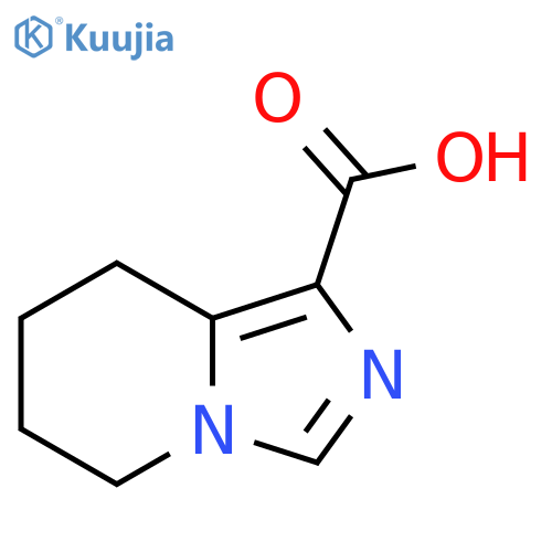 5H,6H,7H,8H-Imidazo[1,5-a]pyridine-1-carboxylic acid structure