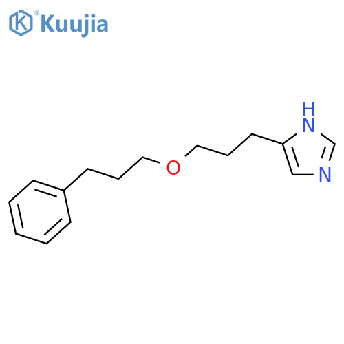 1H-Imidazole, 4-[3-(3-phenylpropoxy)propyl]- structure