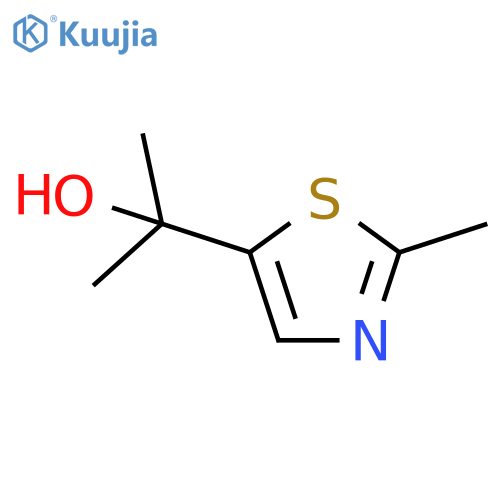 2-(2-methyl-1,3-thiazol-5-yl)propan-2-ol structure
