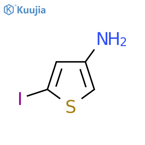 5-Iodothiophen-3-amine structure