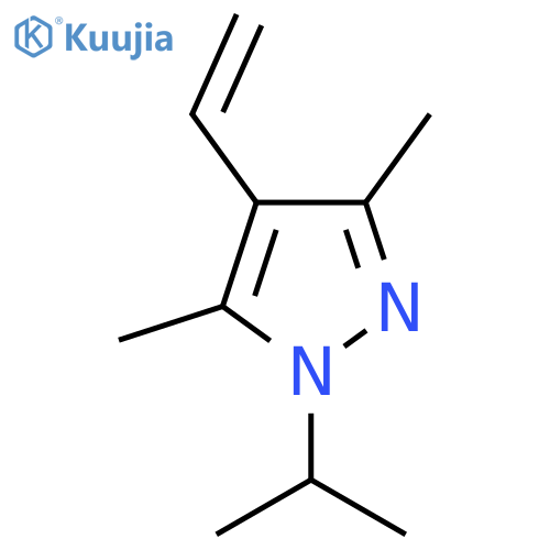 4-ethenyl-3,5-dimethyl-1-(propan-2-yl)-1H-pyrazole structure