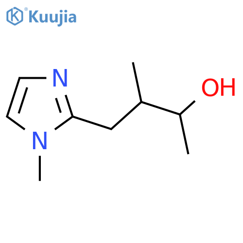 3-methyl-4-(1-methyl-1H-imidazol-2-yl)butan-2-ol structure
