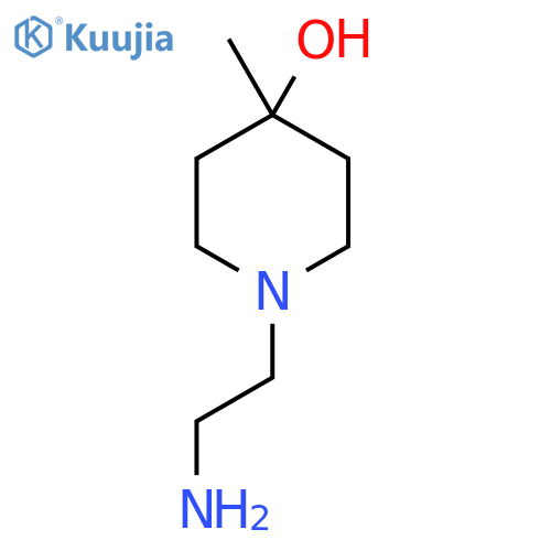 1-(2-aminoethyl)-4-methylpiperidin-4-ol structure