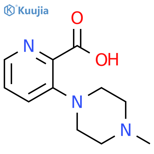 3-(4-methylpiperazin-1-yl)picolinic acid structure