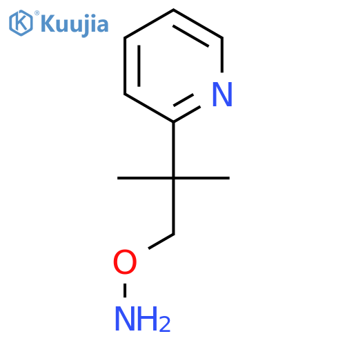 O-2-methyl-2-(pyridin-2-yl)propylhydroxylamine structure