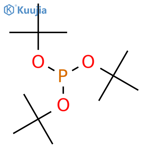 Phosphorous acid,tris(1,1-dimethylethyl) ester structure