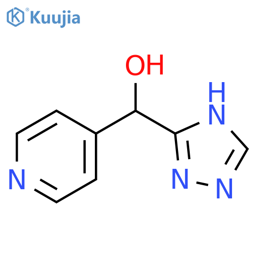 (pyridin-4-yl)(4H-1,2,4-triazol-3-yl)methanol structure