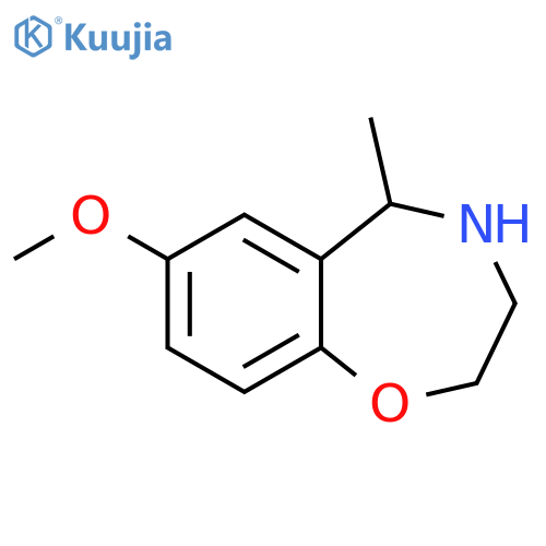 7-Methoxy-5-methyl-2,3,4,5-tetrahydro-benzo[f][1,4]oxazepine structure