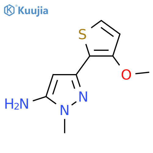 3-(3-Methoxythiophen-2-yl)-1-methyl-1h-pyrazol-5-amine structure
