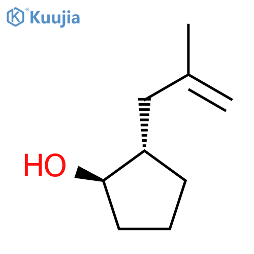 rac-(1R,2S)-2-(2-methylprop-2-en-1-yl)cyclopentan-1-ol structure