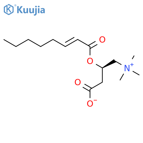 (E)-2-Octenoyl-L-carnitine Inner Salt structure