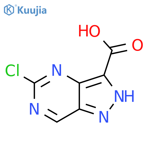 5-chloro-2H-pyrazolo[4,3-d]pyrimidine-3-carboxylic acid structure