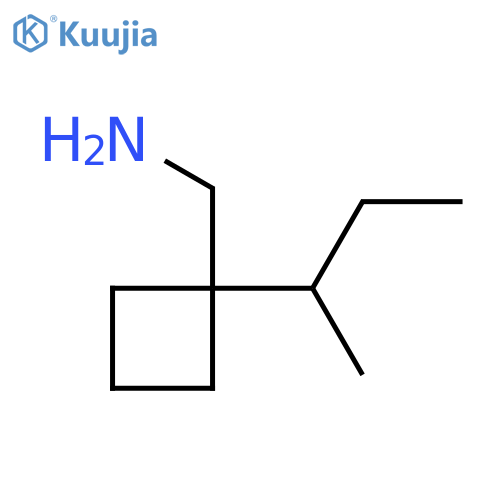 1-(butan-2-yl)cyclobutylmethanamine structure