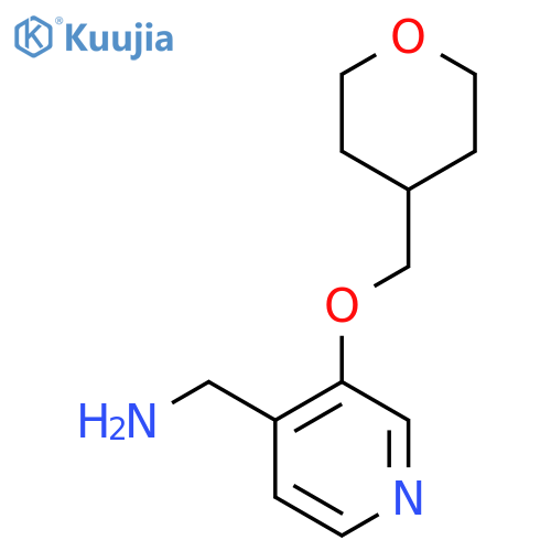 (3-((Tetrahydro-2H-pyran-4-yl)methoxy)pyridin-4-yl)methanamine structure