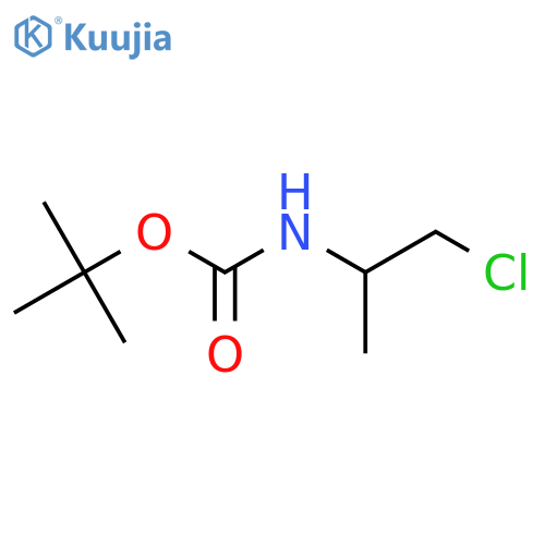 tert-butyl N-(1-chloropropan-2-yl)carbamate structure