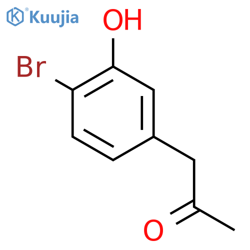 1-(4-Bromo-3-hydroxyphenyl)propan-2-one structure