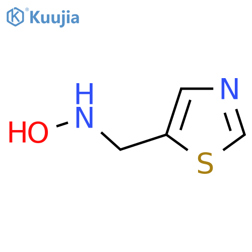 N-(1,3-thiazol-5-yl)methylhydroxylamine structure