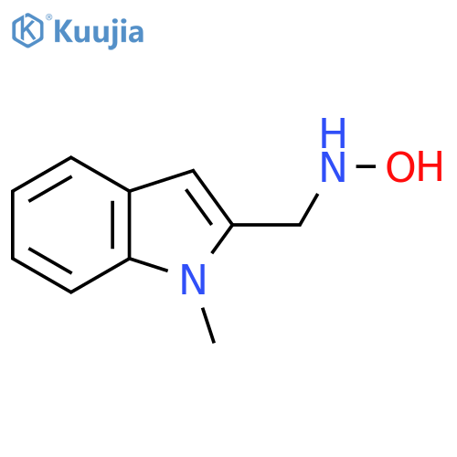 N-(1-methyl-1H-indol-2-yl)methylhydroxylamine structure