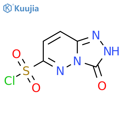 3-oxo-2H,3H-1,2,4triazolo4,3-bpyridazine-6-sulfonyl chloride structure