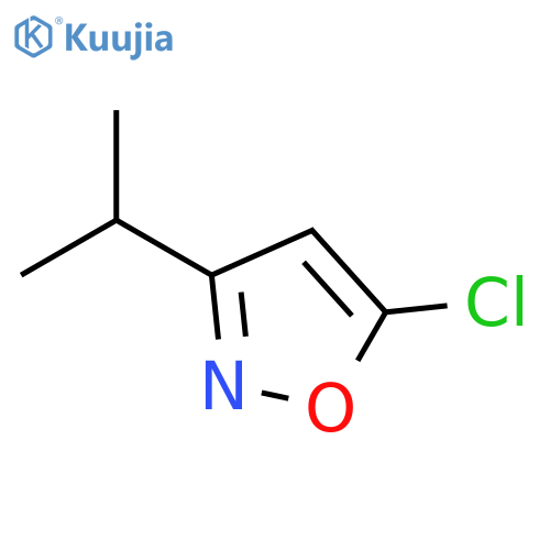 5-chloro-3-(propan-2-yl)-1,2-oxazole structure