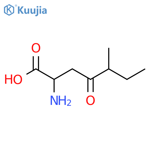 2-amino-5-methyl-4-oxoheptanoic acid structure