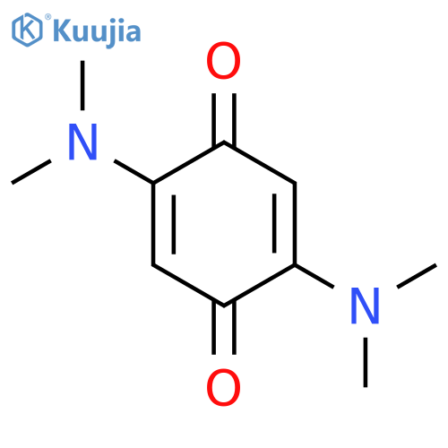 2,5-Cyclohexadiene-1,4-dione,2,5-bis(dimethylamino)- structure