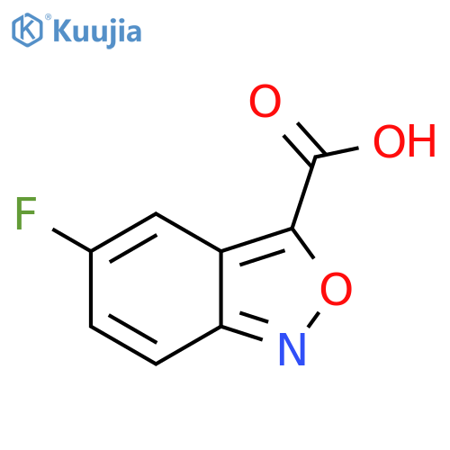 5-Fluoro-2,1-benzoxazole-3-carboxylic acid structure