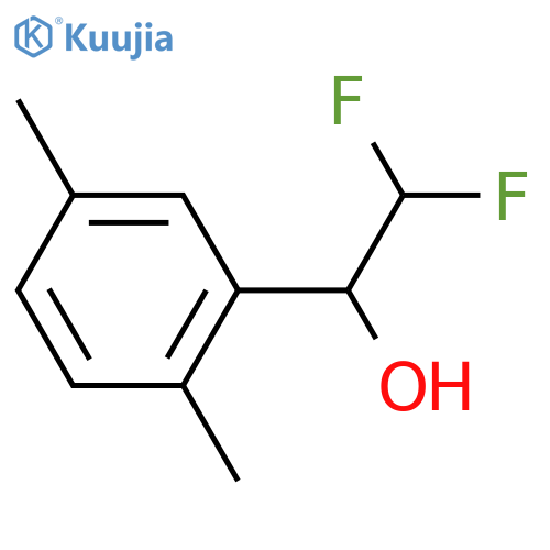 α-(Difluoromethyl)-2,5-dimethylbenzenemethanol structure