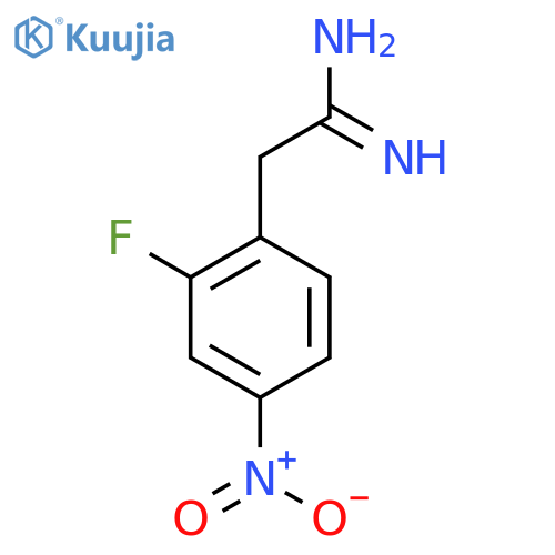 2-(2-fluoro-4-nitrophenyl)ethanimidamide structure