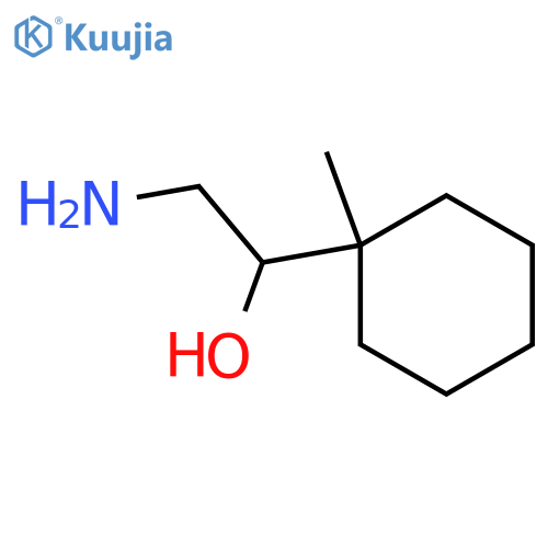 2-amino-1-(1-methylcyclohexyl)ethan-1-ol structure