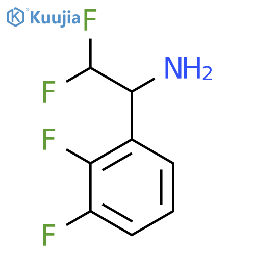 1-(2,3-difluorophenyl)-2,2-difluoroethan-1-amine structure