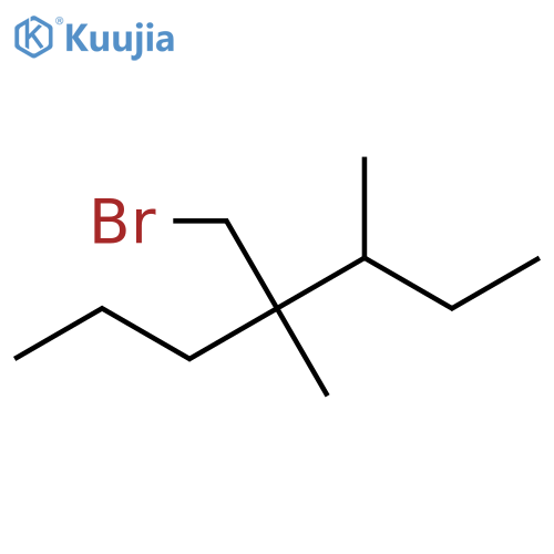 4-(Bromomethyl)-3,4-dimethylheptane structure
