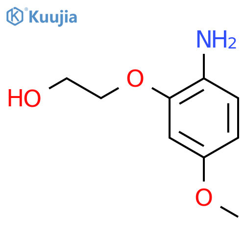 2-(2-amino-5-methoxyphenoxy)ethan-1-ol structure