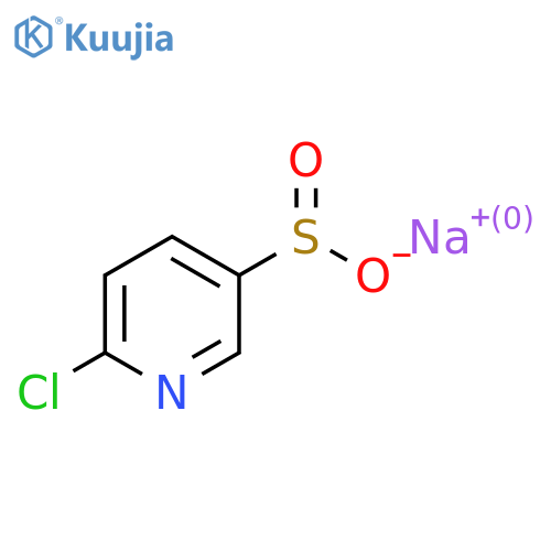 Sodium 6-chloropyridine-3-sulfinate structure