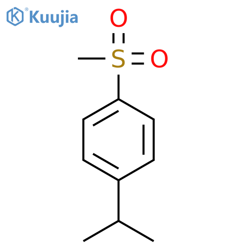 Benzene, 1-(1-methylethyl)-4-(methylsulfonyl)- structure